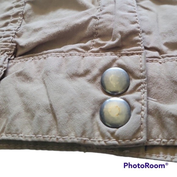 Sanctuary Tan Cargo Roll Up Cropped Pants - 29 - Picture 5 of 10